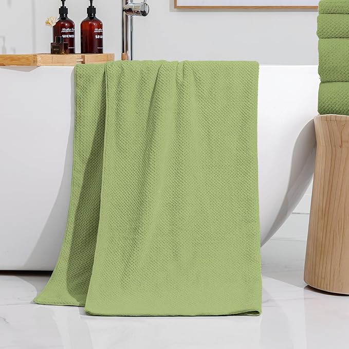 Soft Coral Fleece Bath Towel for Sensitive Skin - Extra Size for Full Coverage, Quick-Dry and Durable