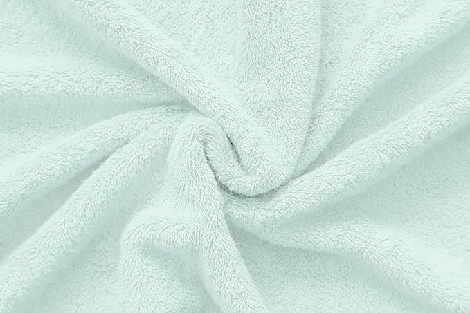 American Veteran Towel, 100% Cotton Turkish 6 Piece Towel Set, Luxury Towels Set of 6 for Bathroom Essentials, 2 Bath Towel 2 Hand Towel 2 Washcloth, Mint Green