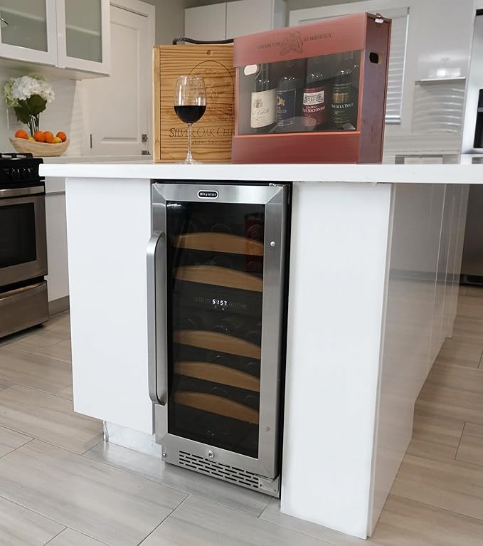 Whynter BWR-281DZ 28 Bottle Dual Temperature Zone Built-In Wine Refrigerator