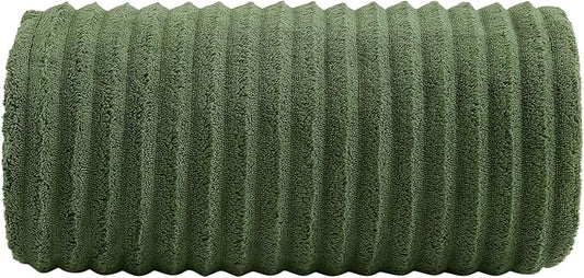 40x80 Inches Bath Sheets Towels for Adults Luxury Microfiber Extra Large Bath Towels for Bathroom Super Soft Absorbent Quick Dry with Hanging Loop (Olive Green,1PCS)