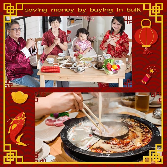 Sabary 200 Pairs Bamboo Chopsticks Disposable Sleeved and Separated Chop Sticks Quality Chopsticks Disposable UV Treated (Joyous)