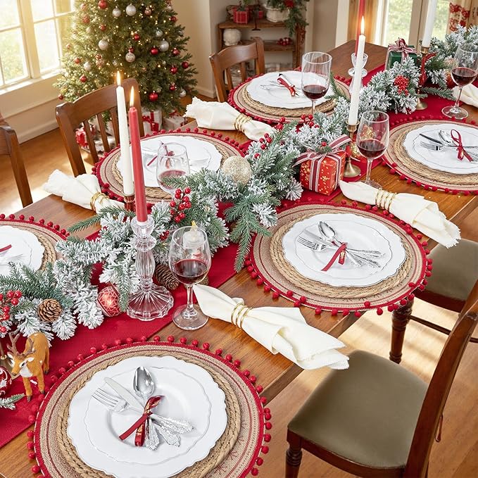 WDF 360 Pieces Silver Plastic Silverware- Disposable Flatware - Heavyweight Plastic Cutlery- Includes 120 Forks, 120 Spoons, 120 Knives for Christmas