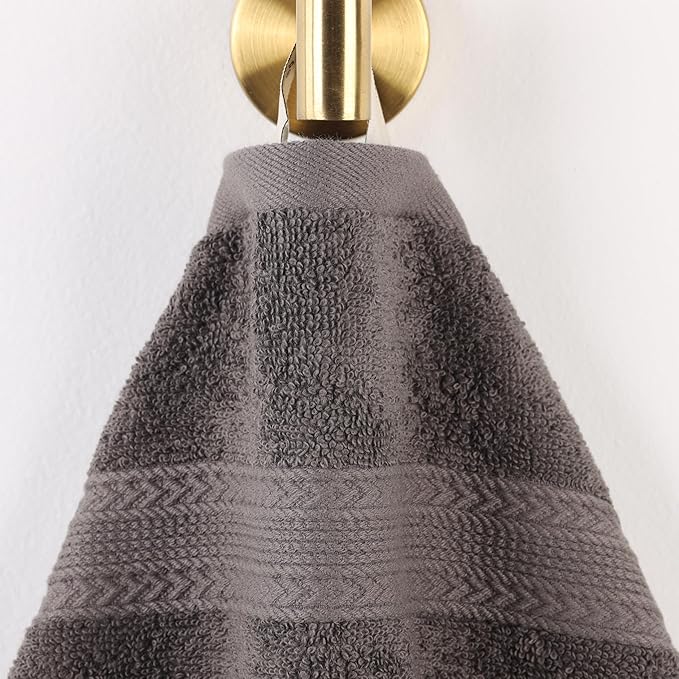 Superior Eco-Friendly Cotton 4-Piece Bath Towel Set, Large Towels for Bath, Shower, Pool, Master and Guest Bathroom, Home Essentials, Quick Drying, Soft Body Towels for Adults and Kids, Graphite