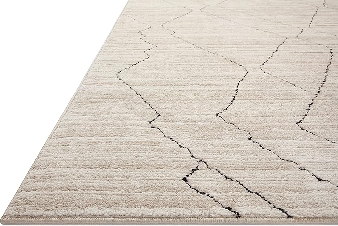 Loloi Darby Collection DAR-03 Sand/Charcoal 7'-10" x 10' Area Rug