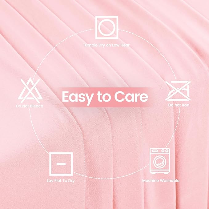 Utopia Kitchen 6FT Spandex Tablecloth [1 Pack, Pink] 200 GSM Stretch, Fitted, Washable and Wrinkle Resistant Table Cloth Rectangle Cover for Trade Shows, Wedding, Parties [72Lx30Wx30H Inch]