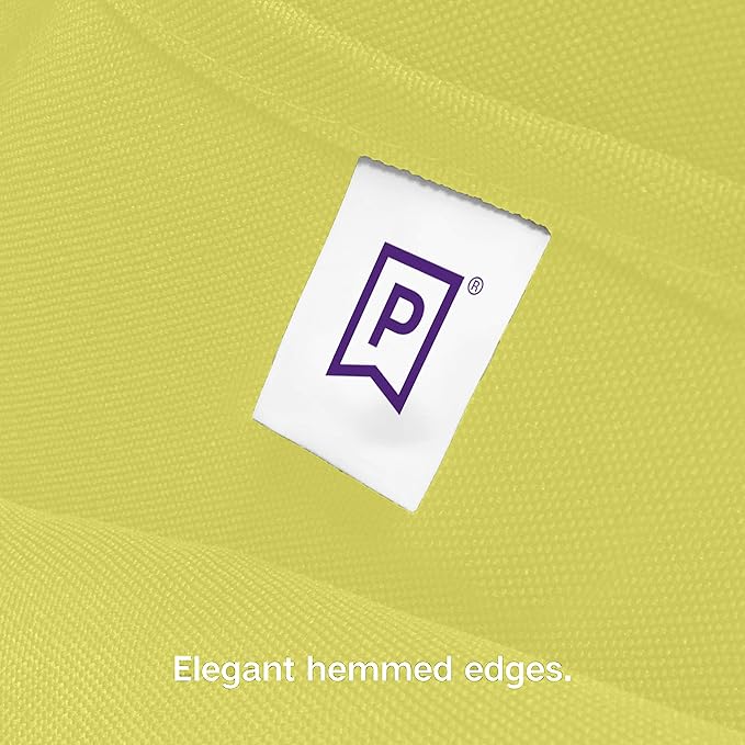 Gee Di Moda Rectangle Tablecloth - 60 x 84 Inch Yellow Table Cloth for 5 Foot Rectangle Tables - Heavy Duty Washable Fabric - for Holiday Party, Dinner, Weddings, Baby Shower & Events