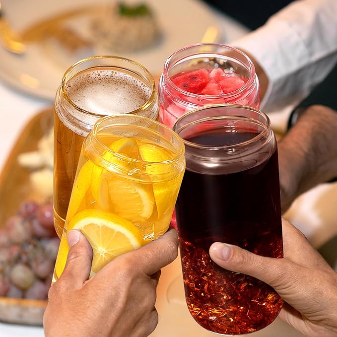 Gifts for Women, Personalized Monogrammed Gifts for Sister Mom Friend Wife, Birthday & Ideas 2024 - Cute Glass Cups with Lids and Straws