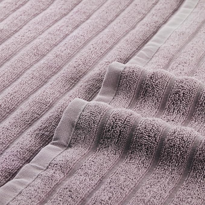 Classic Turkish Towels CTT - Luxury 3 Piece Jumbo Bath Sheets, 100% Turkish Cotton, Absorbent & Ultra Comfy Bath Towel Sheets for Hotels & Spa | 40"x65" (Mauve)