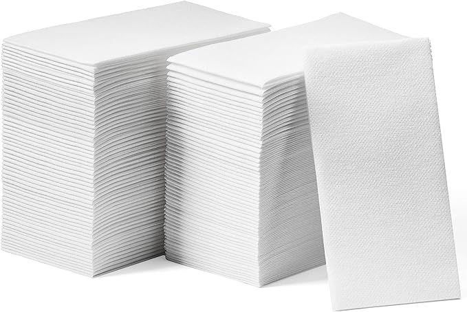 2000-Pack Disposable Guest Towel Paper Napkin - Disposable Cloth-Like Guest Towels - Soft And Absorbent Tissue Paper For Kitchen, Bathroom, Party, Wedding, Or Event