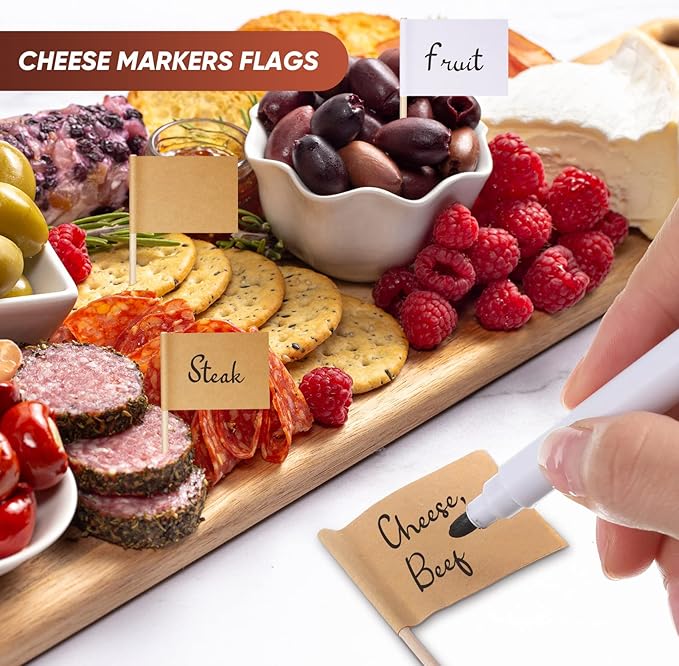 Patelai 14 Pieces Charcuterie Board Accessories Cheese Spreader Knives Set Stainless Steel Charcuterie Utensils Spreader Knives Mini Serving Tongs Spoons and Forks for Cheese and Pastry Making (Gold)