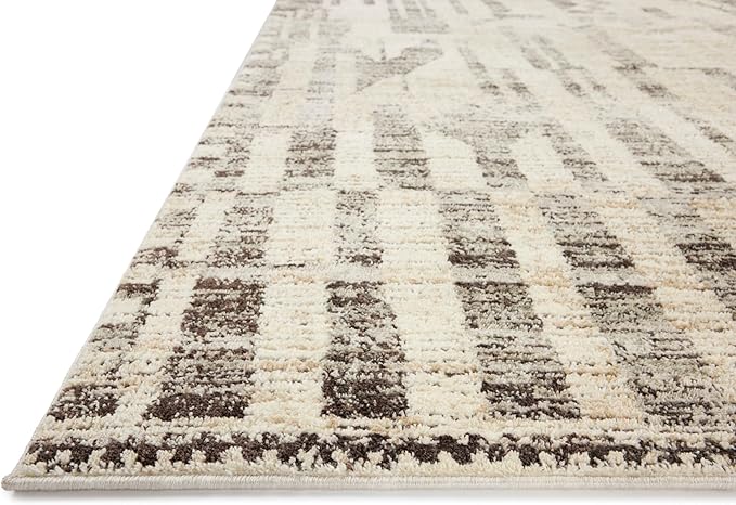 Loloi Jeremiah Brent Bleecker Collection BLE-03 Beige/Stone 4'-0" x 6'-0" Accent Rug