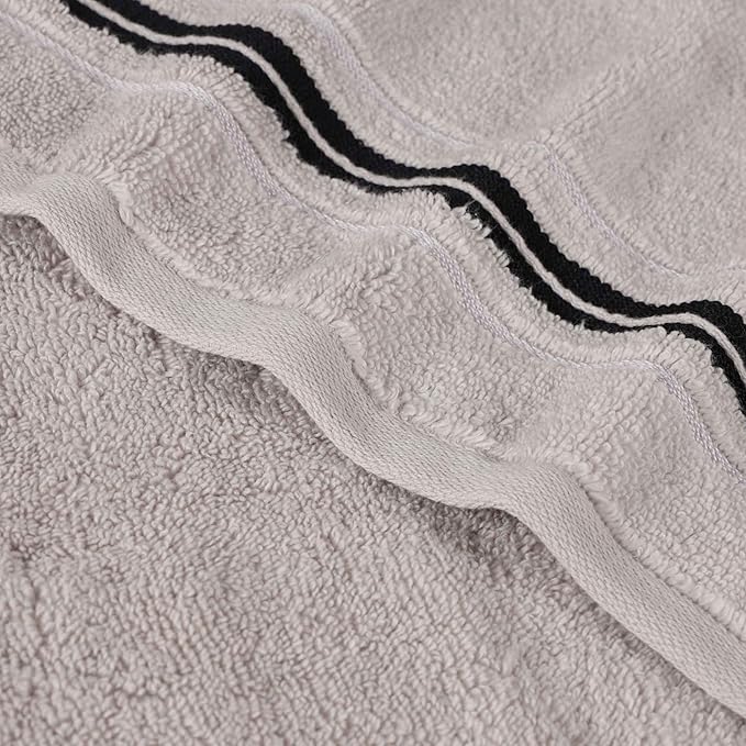 Superior Cotton Hand Towel Set, Small Towels, Plush Soft Absorbent Bathroom Basics, Home Essentials, Spa, Salon, Hotel, Kitchen, Luxury Quick Drying, Zero-Twist, Solid, Sadie Collection, Platinum