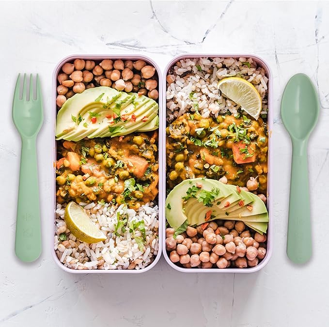 12 Pcs Kids Spoons and Forks Toddler Utensils Plastics Reusable Silverware Baby Cutlery Set Feeding Dinnerware Utensils BPA Free Microwave Dishwasher and Freezer Safe- Light Green