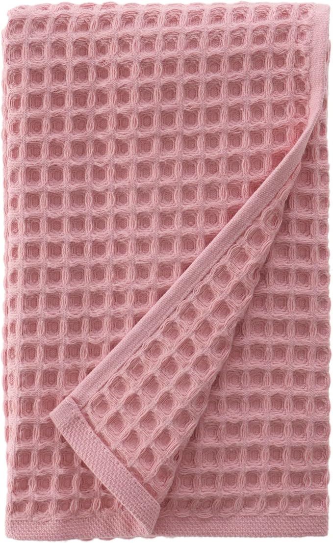 sea me at home Waffle Hand Towel – 100% Turkish Cotton, Quick-Dry, Soft and Absorbent Bathroom Towel