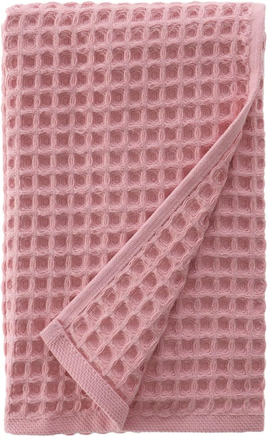 sea me at home Waffle Hand Towel – 100% Turkish Cotton, Quick-Dry, Soft and Absorbent Bathroom Towel