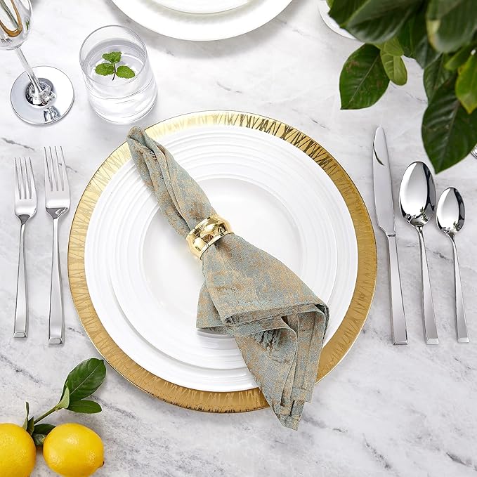 KEAWELL Premium Imperial 20-Piece Silverware Set, Service for 4 – Heavy Duty 18/10 Stainless Steel Flatware, Dishwasher Safe for Elegant Dining and Holiday Hosting (20, Silver)