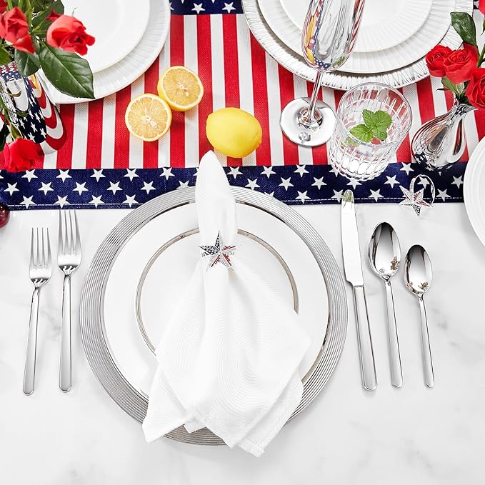 KEAWELL Premium Lucent 4-Piece 8.3 inch Forks Silverware – Mirror Polished 18/10 Stainless Steel with Modern Handle and Dishwasher Safe for Formal Meals and Gifting (4, Dinner Forks)