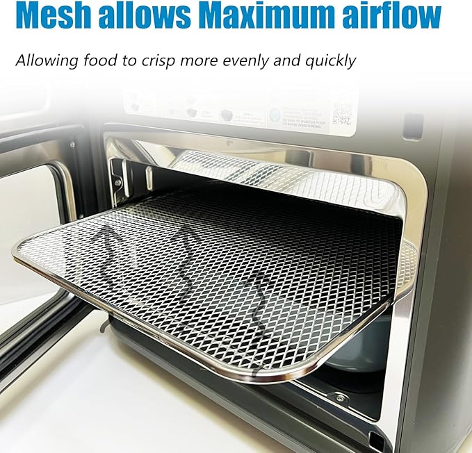 Air Fryer Rack for Ninja Combi All-in-One Multicooker Stainless Steel Mesh Baking Tray Pizza Screen Dehydrator Tray for Ninja Combi Accessories