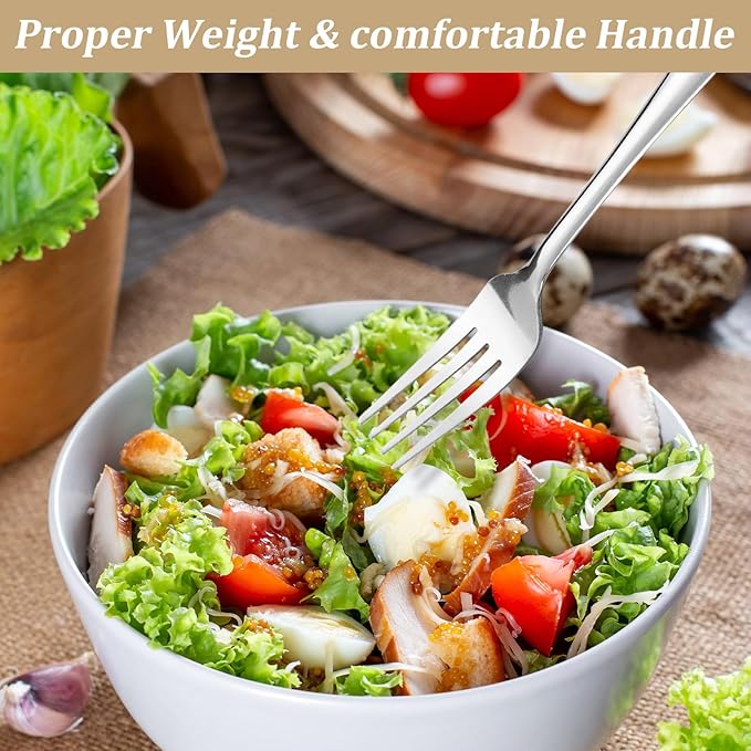 120 PCS Dinner Fork Set - Windsor Stainless Steel Silverware Fork 7.1 Inch with Dishwasher Safe Flatware Forks for 120, Table Forks for Home, Kitchen or Restaurant