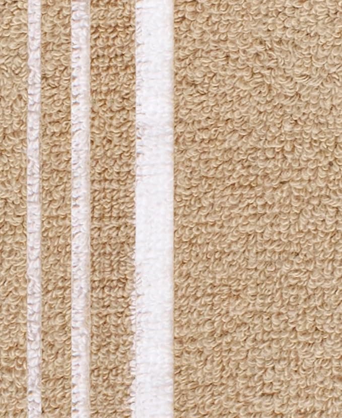 All-Clad Dual-Purpose Kitchen Towels: Highly Absorbent - 100% Cotton, 17"x30" Dish Towels for Cleaning & Drying Dishes & Glassware, 3-Pack, Cappuccino