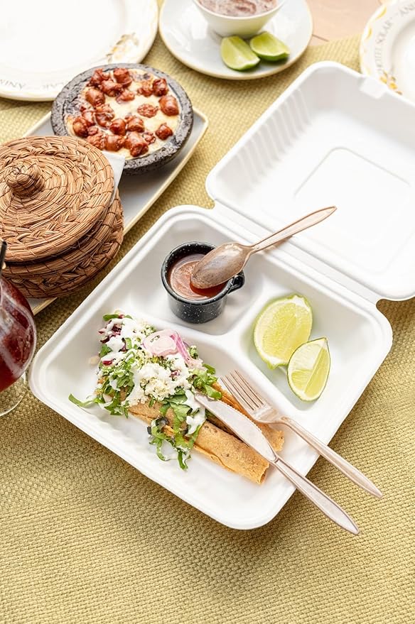 Sustainable Agave Co - Agave Fiber Cutlery - 12 Sets / 36 Pieces - Plant-Based, Made With Upcycled Materials - Bulk Brown Forks, Knives & Spoons Variety Pack