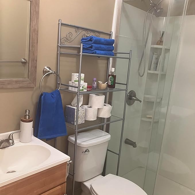 16x26 | 3-Pack | Terry Velour Towels, Bath Towels, Washcloths | Cotton | Face Towels, Bathroom use, Gym and spa Towel | Bathroom Towels (Black, 3)