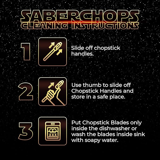 Lightsaber Chopsticks Light Up, STAR WAR Chopstick – 4 Pairs (Red, Blue, Green, Purple) Frosted Tips, Reusable Glow Chop Sticks, BPA-Free, Gift Carry Case