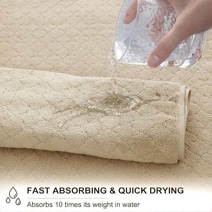 4 Piece Extra Large Bath Towels Set 35x70 Inches - Luxury 600 GSM Oversized Bath Sheet Towel,Ultra Soft Microfiber - Quick Dry,Highly Absorbent Shower Towels Spa Hotel Bathroom Towel Set (Beige)