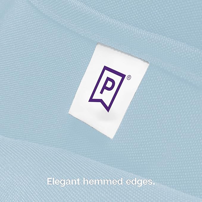 Gee Di Moda Rectangle Tablecloth - 70 x 120 Inch Baby Blue Table Cloth for 6 or 8 Foot Rectangle Tables - Heavy Duty Washable Fabric - for Holiday Party, Dinner, Weddings, Baby Shower & Events