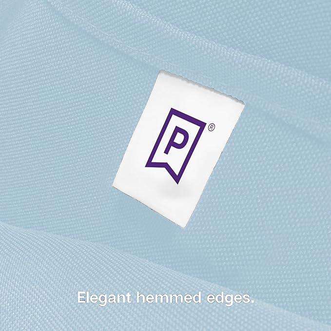 Gee Di Moda Rectangle Tablecloth - 60 x 84 Inch Baby Blue Table Cloth for 5 Foot Rectangle Tables - Heavy Duty Washable Fabric - for Holiday Party, Dinner, Weddings, Baby Shower & Events