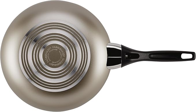 Farberware 21805 Dishwasher Safe Nonstick Cookware Pots and Pans Set, 15 Piece, Champagne