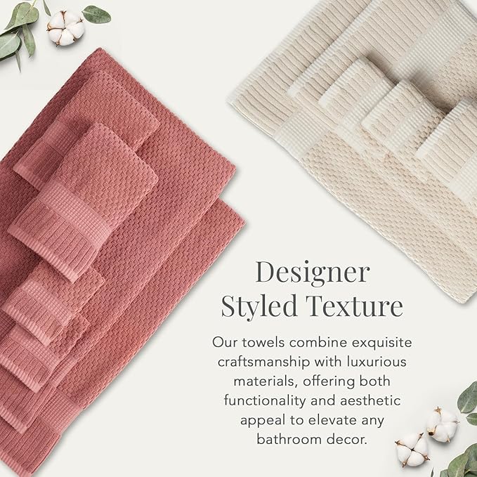 NY Loft 100% Cotton 2 Pack Bath Sheet Towel Set | Extra Large Bath Towel Set of 2 | Absorbent & Quick-Dry Oversize Bath Towels | Textured and Durable Cotton | Oeko-Tex Standard 100 | Sage Green