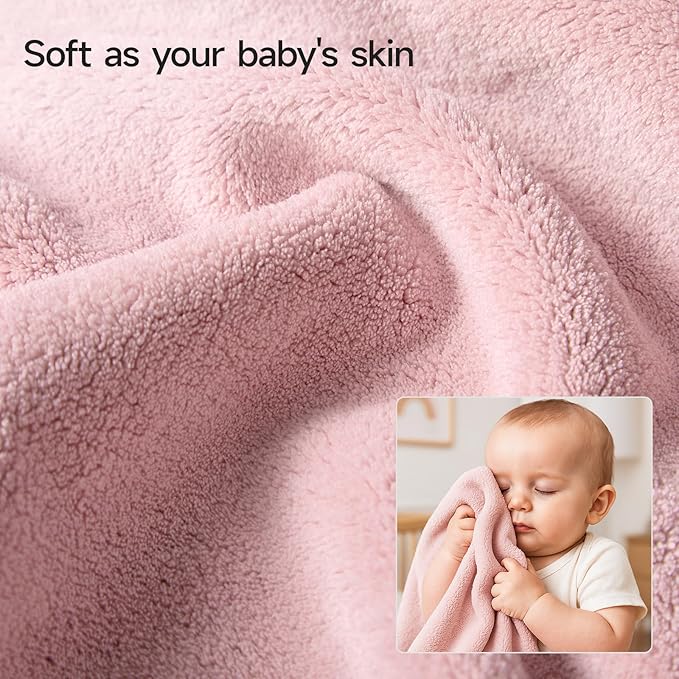 REDKISS Bath Towels Set of 6 - Oversized Bath Sheets (70 x35 in), 670GSM Ultra Soft & Highly Absorbent, Quick Dry Pink Towel Sets for Bathroom, Spa, Hotel, Gym