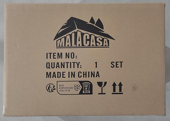 MALACASA 4.4 QT Baking Dish with Rack, 9x13 Large Casserole Dish for Oven, Ceramic Baking Pan with Rack, Rectangular Lasagna Pan Deep with Handles for Baking, Durable Microwave Oven Safe, White