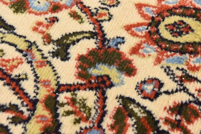 Unique Loom Espahan Collection Area Rug - Cape Cod (2' 2" x 8' 2" Runner, Cream/ Black)