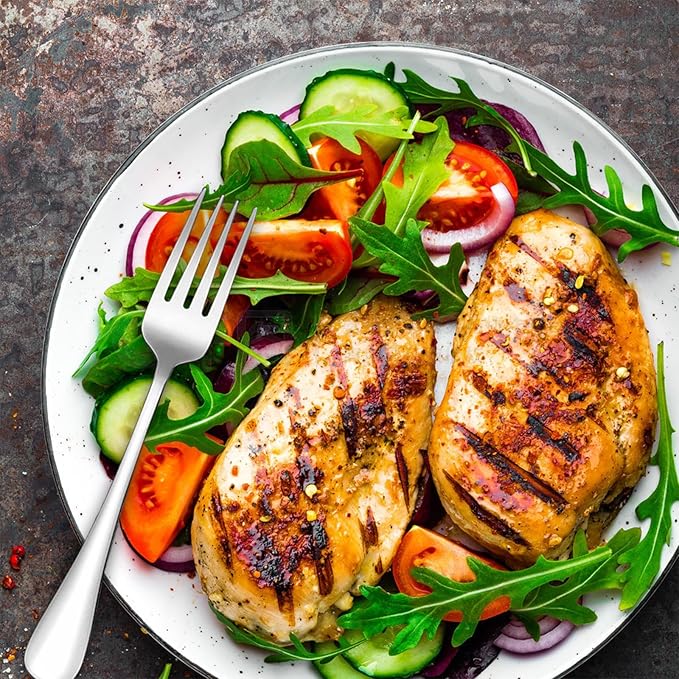 Salad Forks Mirror Polished Stainless Steel Dessert Forks Set, Silverware Dishwasher Safe Use for Home Kitchen Party Restaurant- Set of 12, 6.9 Inches