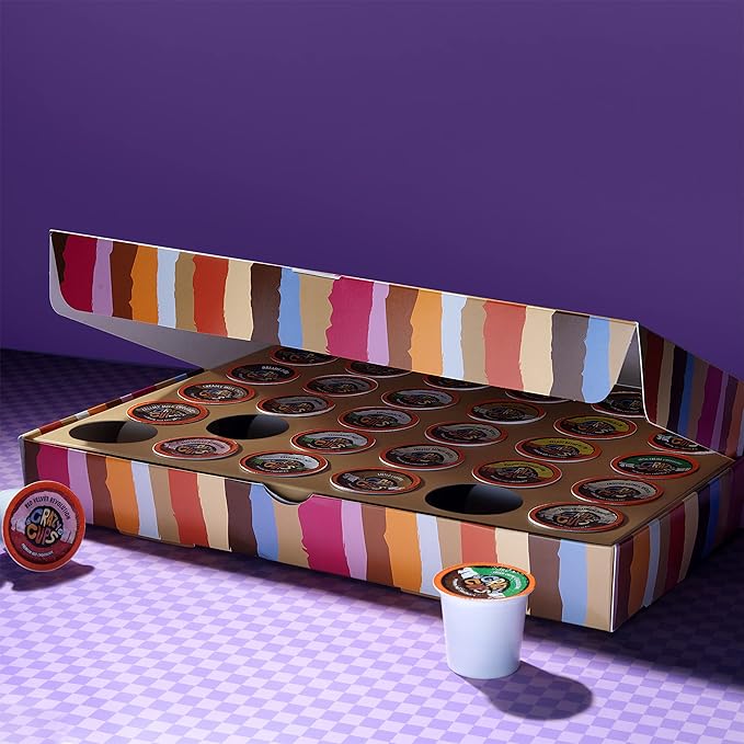 Crazy Cups Deluxe Holiday Hot Chocolate Gift Set, Assorted Flavored Hot Chocolates for Keurig K Cups Machines, Single Serve Hot Cocoa in Recyclable Pods, 20 Count