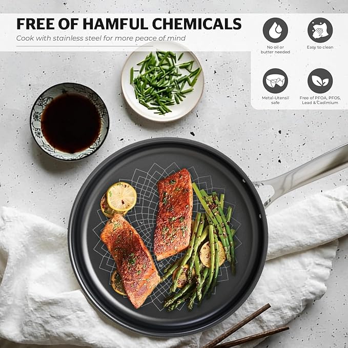 SUNHOUSE Cookware for Cooking (FRY PAN (LIMITED BOX), 10 inch)