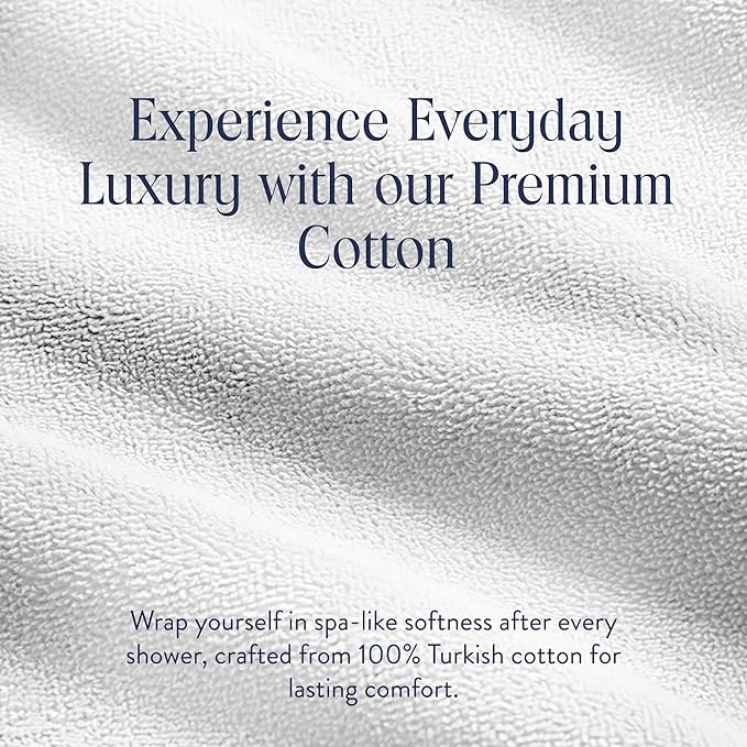Brooklinen Super-Plush Turkish Cotton Bath Sheets - Set of 2 - Cotton, 820 GSM, Highly Absorbent, Machine Washable, Perfect for Home & Bathroom (40" x 65", Solid White)