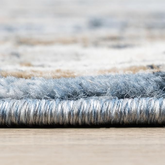 Well Woven Indira Elysium Vintage Panel Midnight Blue 5x7 (5'3" x 7'3") Area Rug | Heritage-Inspired, Soft & Durable, Easy to Clean for Living Room, Bedroom, Dining Room