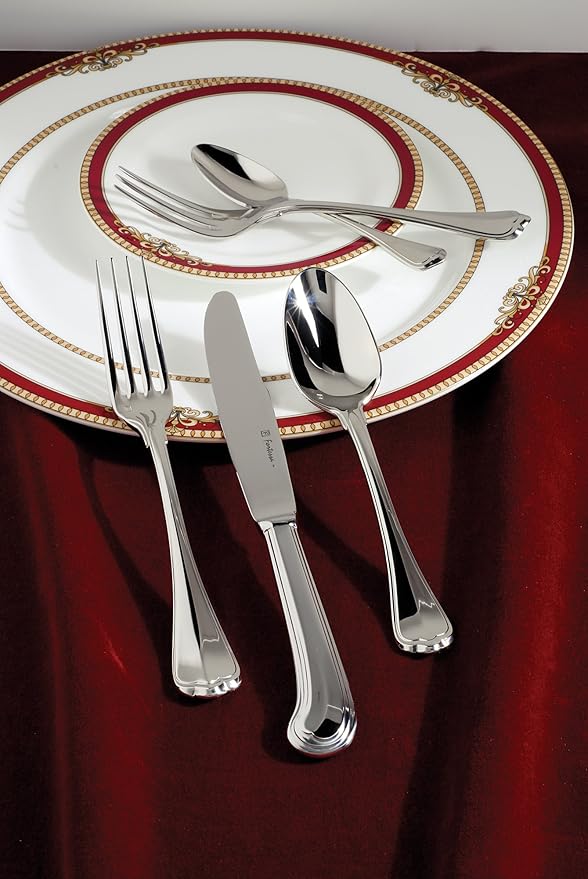 Fortessa San Marco 18/10 Stainless Steel Flatware Salad/Dessert Fork, Set of 12