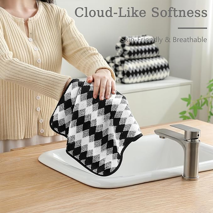 4 Piece Bath Towel Black Oversized Bath Sheet 35"x70" Bathroom Towel Extra Large Bath Towel Set Soft Highly Absorbent & Quick Dry Premium Towel Set for Bathroom 600GSM Shower Towel Spa Gym Hotel