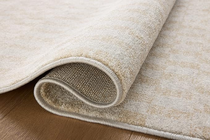 Loloi Kamala Collection KAM-05 Ivory/Natural 2'-7" x 8'-0" Runner Rug