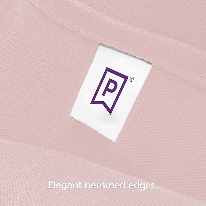 Gee Di Moda Rectangle Tablecloth - 60 x 126 Inch Pink Table Cloth for 8 Foot Rectangle Tables - Heavy Duty Washable Fabric - for Holiday Party, Dinner, Weddings, Baby Shower & Events