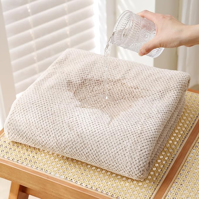 40x80 Inches Bath Sheets Towels for Adults Oversized Bath Towels Extra Large Luxury Super Soft Absorbent Quick Dry Microfiber (Beige, 1PCS)