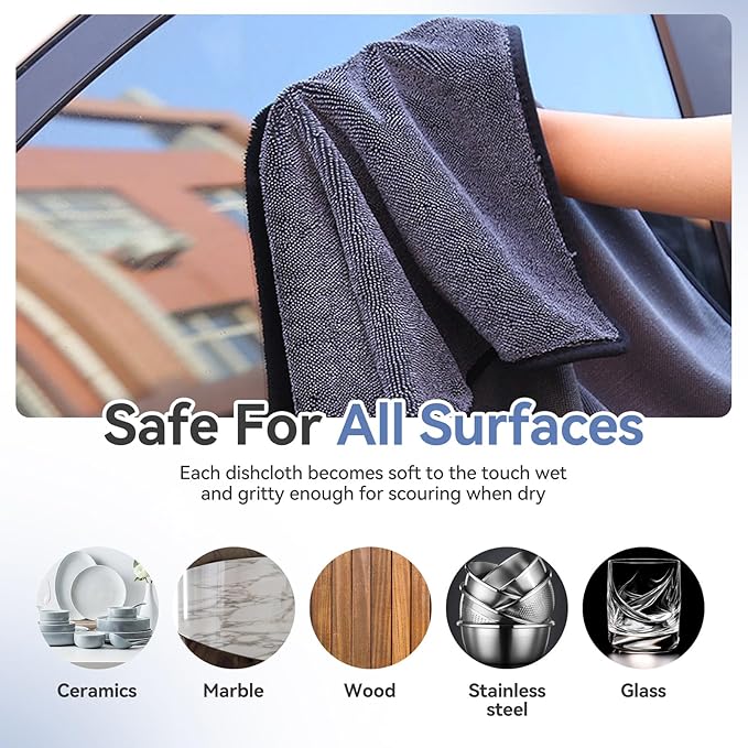 Shiny Wipes Shower Cleaning Cloth - 1pcs Super Absorbent Microfiber Bath Towels for Effortless Cleaning of Windows, Bathroom, Car & Home Toilet - Must-Have!(23.6x35.4in)