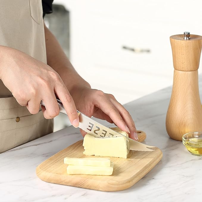 McCook® Kitchen Knife Sets,German Stainless Steel Knives Block Set with Built-in Sharpener