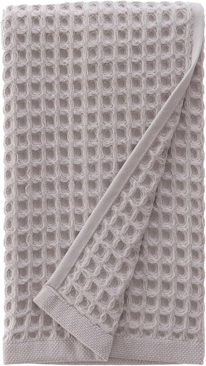 sea me at home Waffle Hand Towel – 100% Turkish Cotton, Quick-Dry, Soft and Absorbent Bathroom Towel