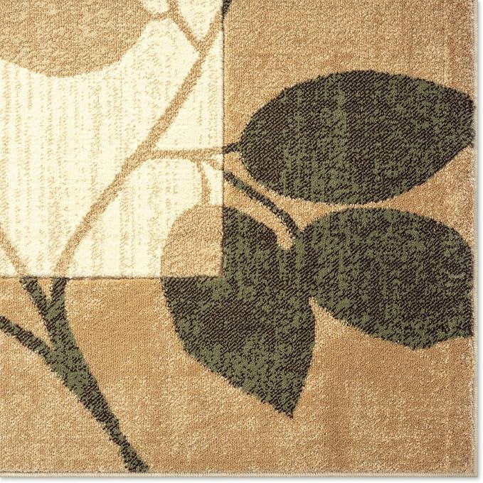 Home Dynamix Tribeca Slade Contemporary Abstract Runner Area Rug, Brown/Green, 1'9" x 7'2"