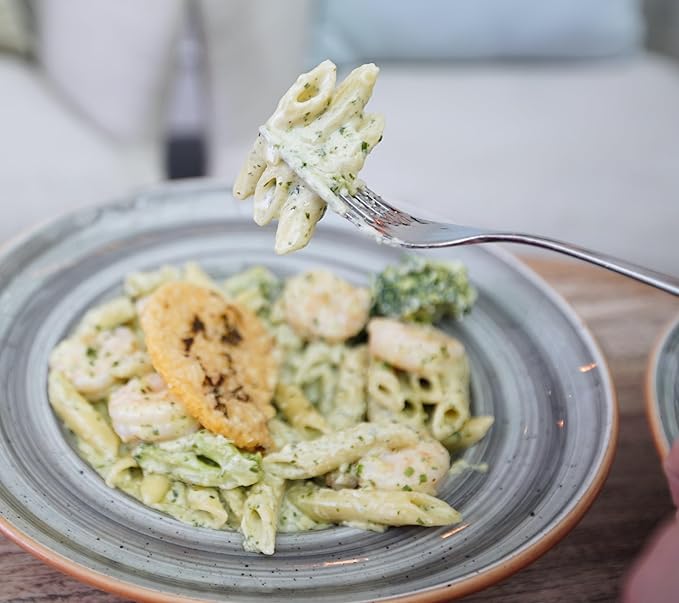 BEWOS 36-Piece Dinner Fork Set, 8.2-Inch Stainless Steel Silverware, Mirror Polished, Dishwasher Safe, For Home, Kitchen or Restaurant